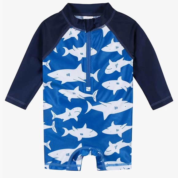 Baby/Toddler Long Sleeve Swim Suits set - Picture 5 of 7